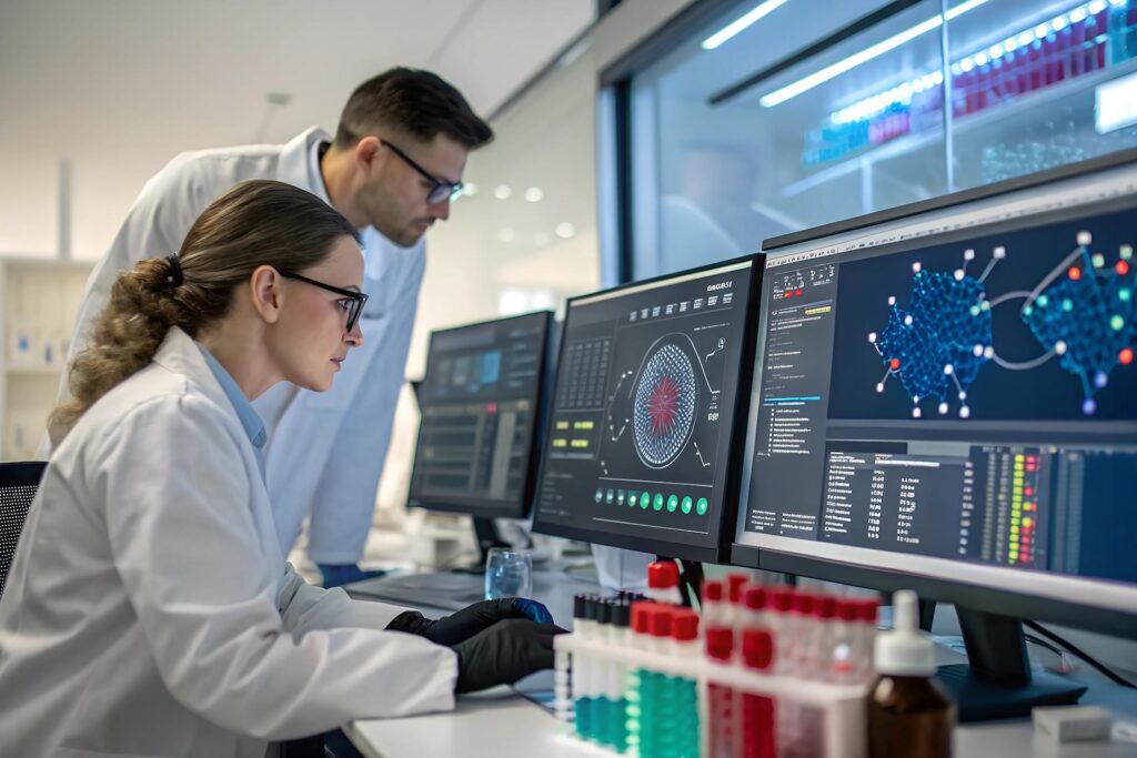 Artificial intelligence helping scientists discover new peptide molecules.